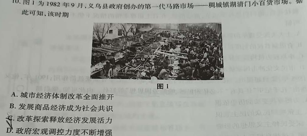 2023年普通高等学校招生全国统一考试标准样卷(三)政治y