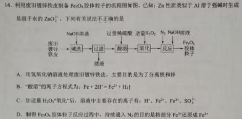 甘肃省白银市2023年九年级第一次诊断考试化学