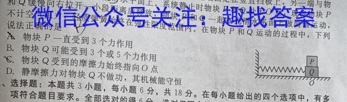 安徽省2023届九年级下学期教学质量监测（六）.物理