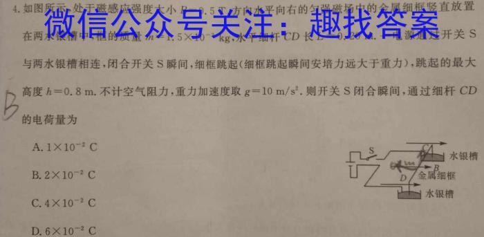 陕西省2023届九年级模拟检测卷(23-CZ135c)f物理