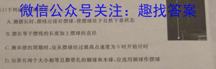 1号卷2023年全国高考最新原创冲刺试卷(四)物理.