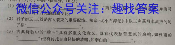 天府名校·四七九 模拟精编 2023届全国高考诊断性模拟卷(十)语文