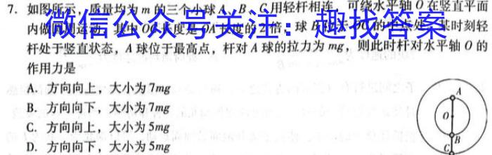 衡水金卷先享题压轴卷2023届 老高考一l物理
