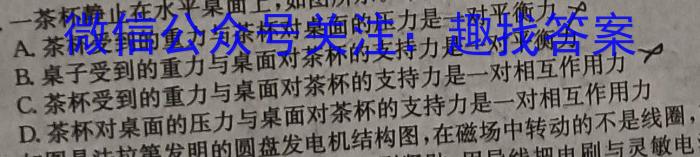 山东省2023年普通高等学校招生全国统一考试测评试题(二).物理