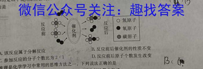 2022-023学年安徽省八年级下学期阶段性质量检测（六）化学