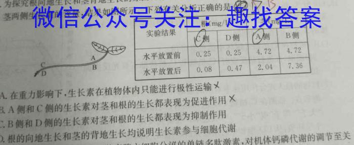 陕西省2023年最新中考模拟示范卷（三）生物