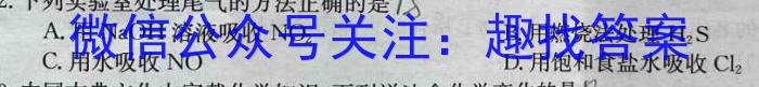 天一大联考 2023年高考全真冲刺卷(一)(二)化学