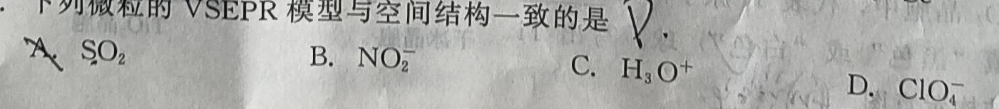 河北省2023届高三第一次高考模拟考试化学