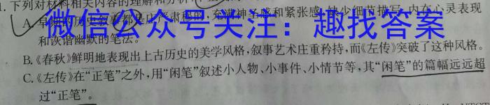 2023届青海大联考高三4月联考（音乐♪）语文