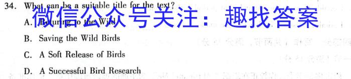 河北省2022-2023学年高三高考前适应性训练考试英语