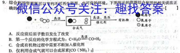 天利38套河北省2023年初中毕业生升学文化课考试押题卷(四)化学