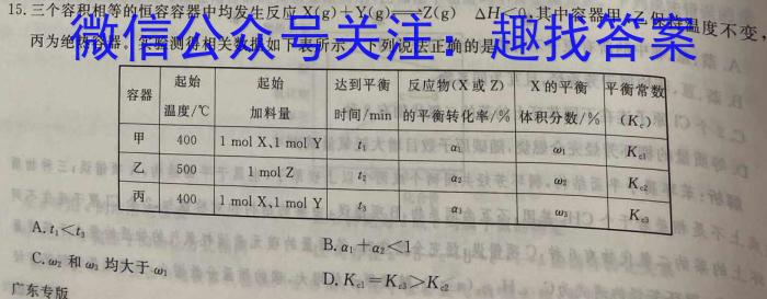 2023届全国普通高等学校招生统一考试 JY高三模拟卷(六)化学