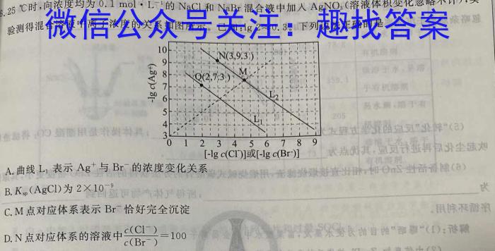 安徽省C20教育联盟2023年九年级第二次学业水平检测化学