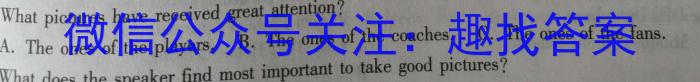 学林教育2023年陕西省初中学业水平考试·全真模拟卷(四)英语