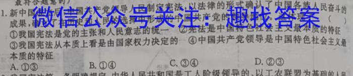 2023年广东大联考高三年级4月联考（23-415C）s地理