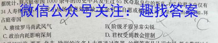 河北省2023届高三学生全过程纵向评价三政治s