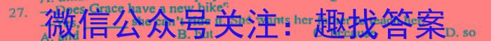 江西省2023年学科核心素养·总复习(七)英语