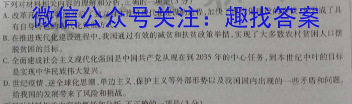 2023年普通高等学校招生全国统一考试猜题信息卷(新高考)(一)语文