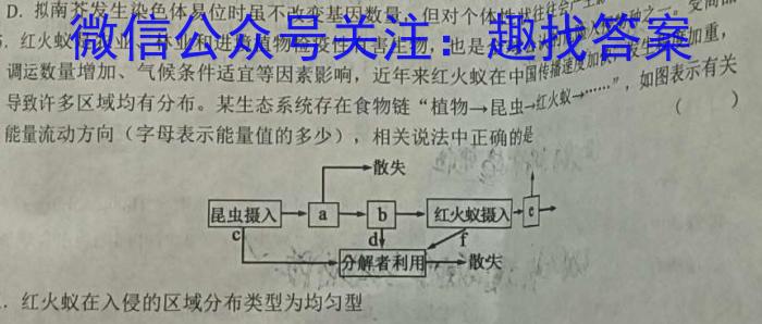 衡水金卷2022-2023下学期高二年级二调考试(新教材·月考卷)生物