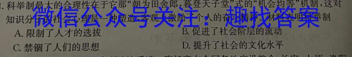 天一大联考·皖豫名校联盟体2023届高中毕业班第三次考试政治~