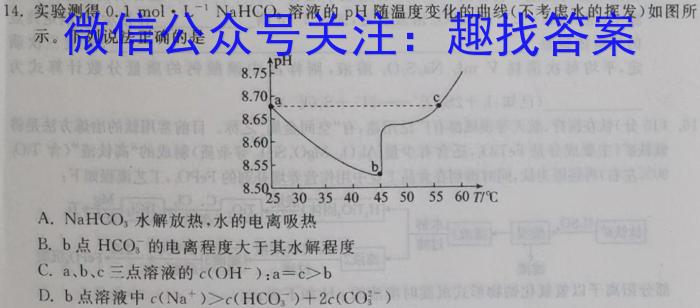 2023年三好网985核心密卷(二)化学