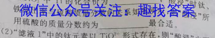 安徽省中考必刷卷·2023年名校内部卷（六）化学