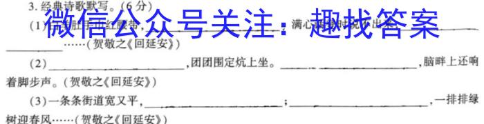 广西高三2023年4月模拟考语文
