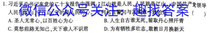 河南省封丘县2023年九年级“一模”测试卷l地理