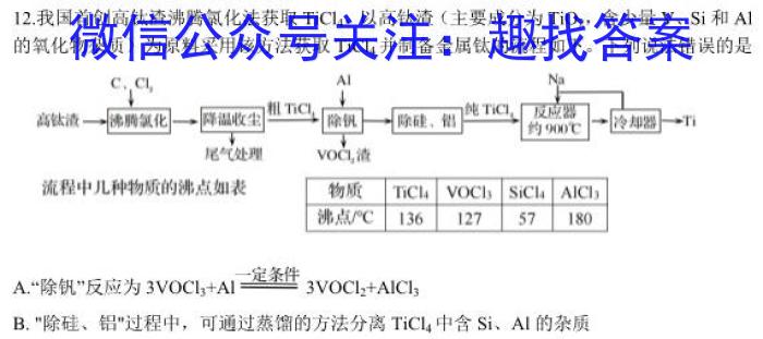 2023年陕西省初中学业水平考试全真预测试卷A版（二）化学