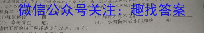 江西省2023年学考水平练习（五）语文