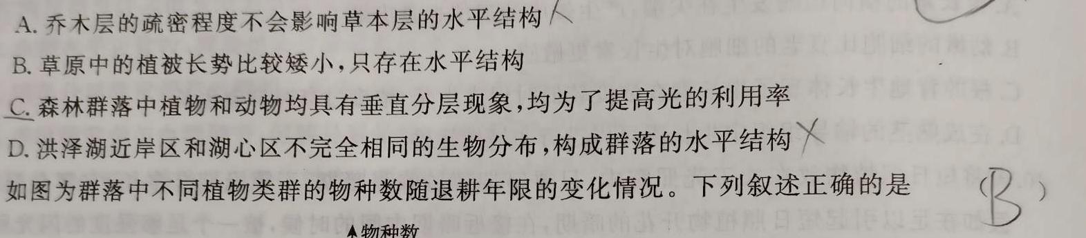 2023年河北省新高考模拟卷（六）生物