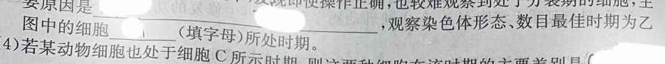 2023届高考模拟预热卷(全国卷)生物