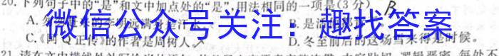 名校大联考2023届·普通高中名校联考信息卷(压轴一)语文