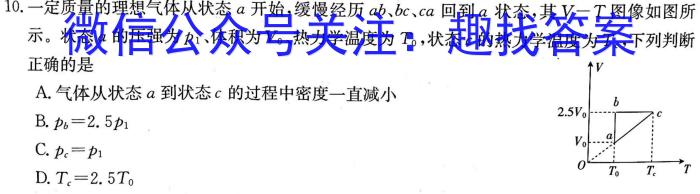 2023年河北大联考高三年级4月联考（478C·HEB）.物理