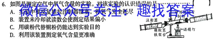 山西省2022-2023学年度下学期八年级质量评估（23-CZ141b）化学