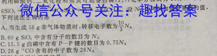 黑龙江省2022-2023学年度下学期四月份质量检测(8125B)化学