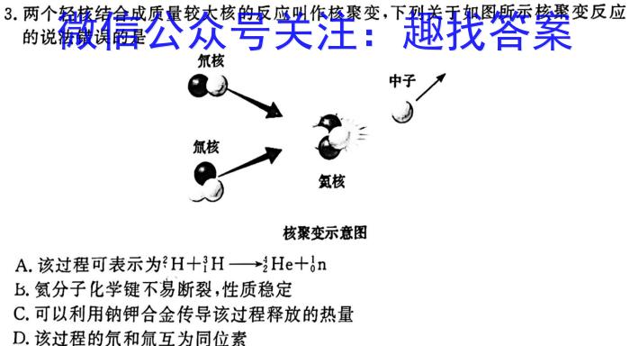 佩佩教育·2023年普通高校统一招生考试 湖南四大名校名师团队模拟冲刺卷(2)化学