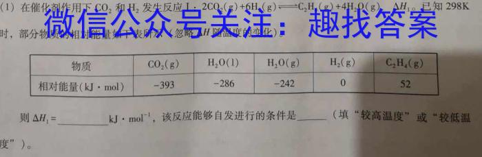 陕西省2023年第四次中考模拟考试练习化学