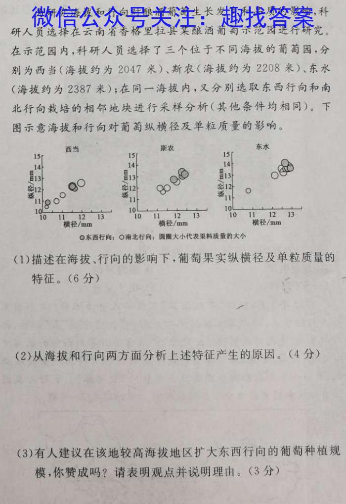 2022~2023学年新乡市高二期中(下)测试(23-391B)政治试卷d答案