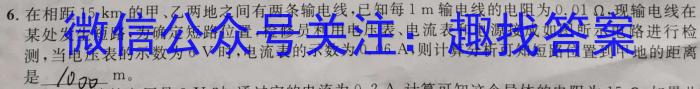 023年陕西省初中学业水平考试·全真模拟（四）B卷q物理"