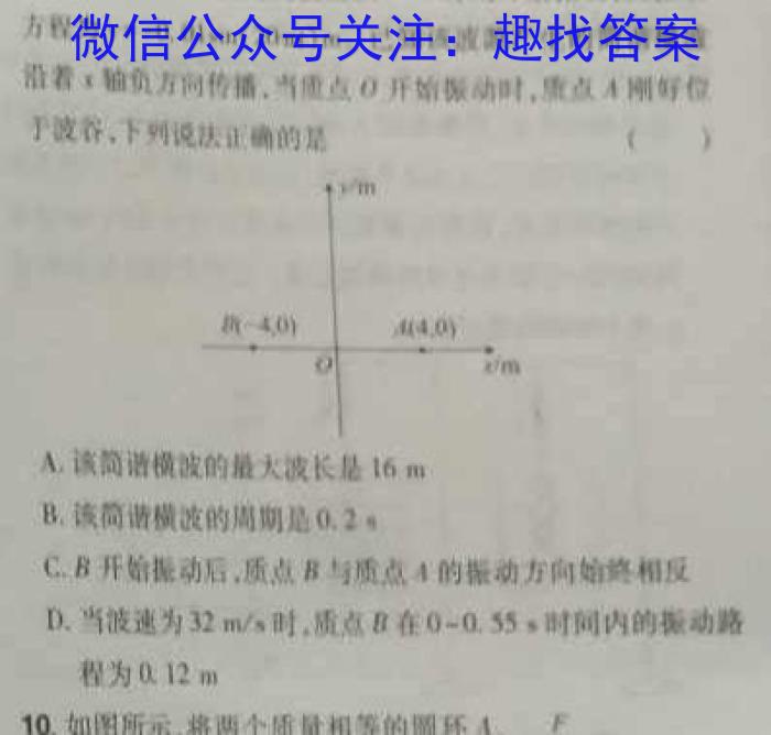 天一大联考 2023年高考全真冲刺卷(三)(四)q物理