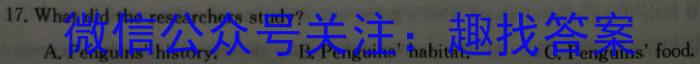 安徽省2024-2023学年七年级下学期期中教学质量调研英语