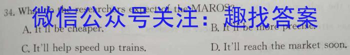 安徽省中考必刷卷·2023年名校内部卷（五）英语