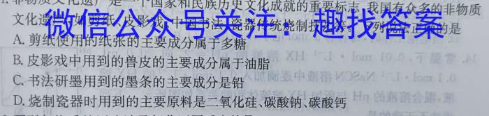 2023年湖南省普通高中学业水平合格性考试仿真试卷(专家版二)化学