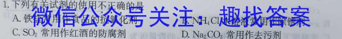 2023湖南九校联盟高三第三次联考化学