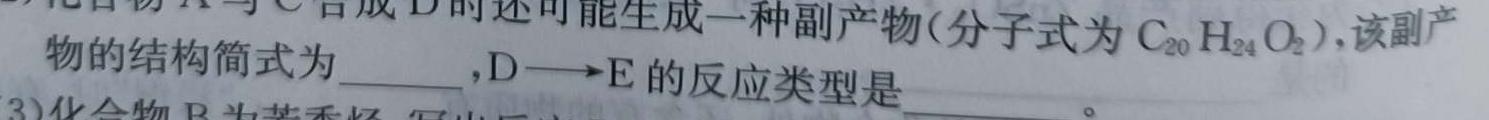 2023年万友中考模拟卷（二）化学