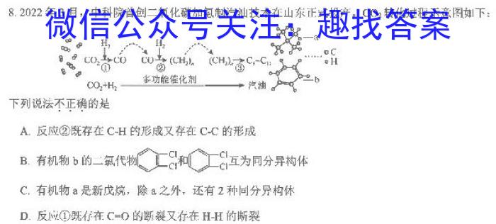 海淀八模·2023届高三模拟测试卷(湖北)(五)化学