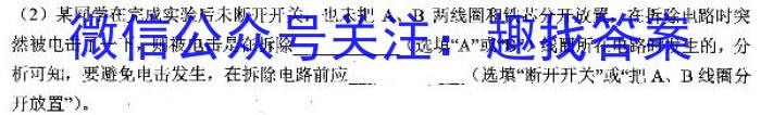 2023池州市一模统考高三3月大联考物理.