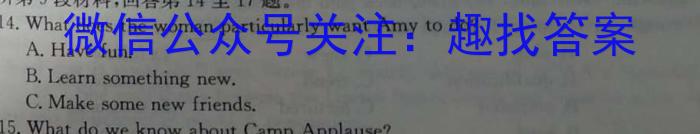 2023年陕西省初中学业水平考试全真模拟（三）B版英语