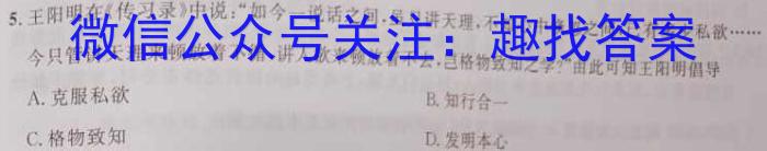 2023年河南省初中学业水平考试全真模拟(二)2&政治